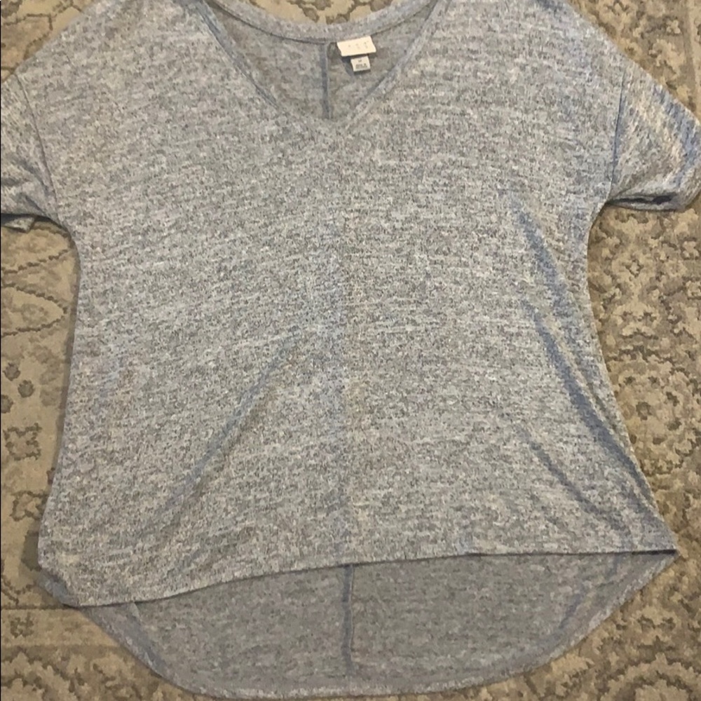 A new day soft grey tee
